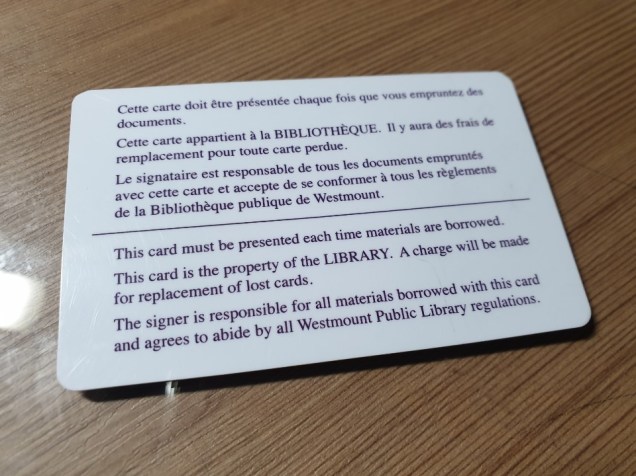 carte bibliotheque